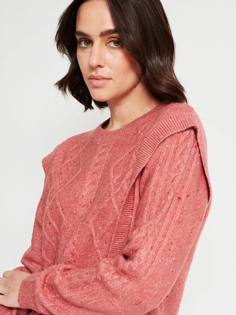 SWEATER MUJER AZIZ MANGA LARGA - 4