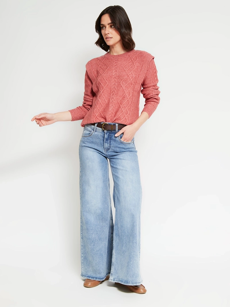 SWEATER MUJER AZIZ MANGA LARGA - 5