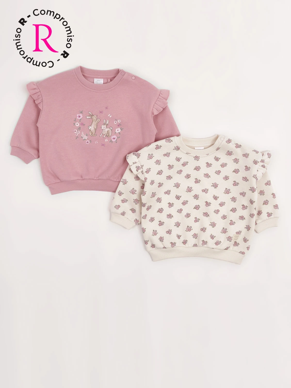 PACK X2 POLERÓN NIÑA BABY HARVEST  - 1