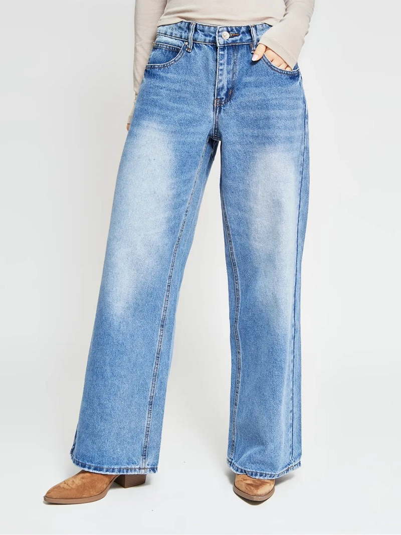 JEANS MUJER INDEX ALGODÓN BAGGY - 2