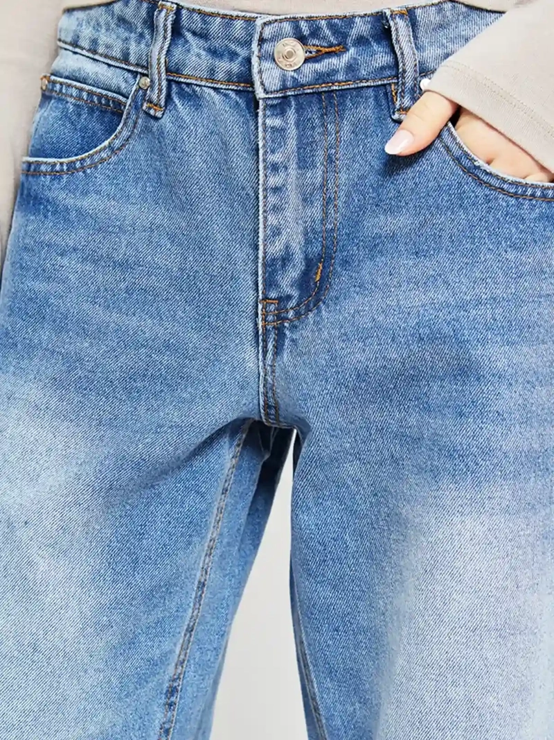 JEANS MUJER INDEX ALGODÓN BAGGY - 4