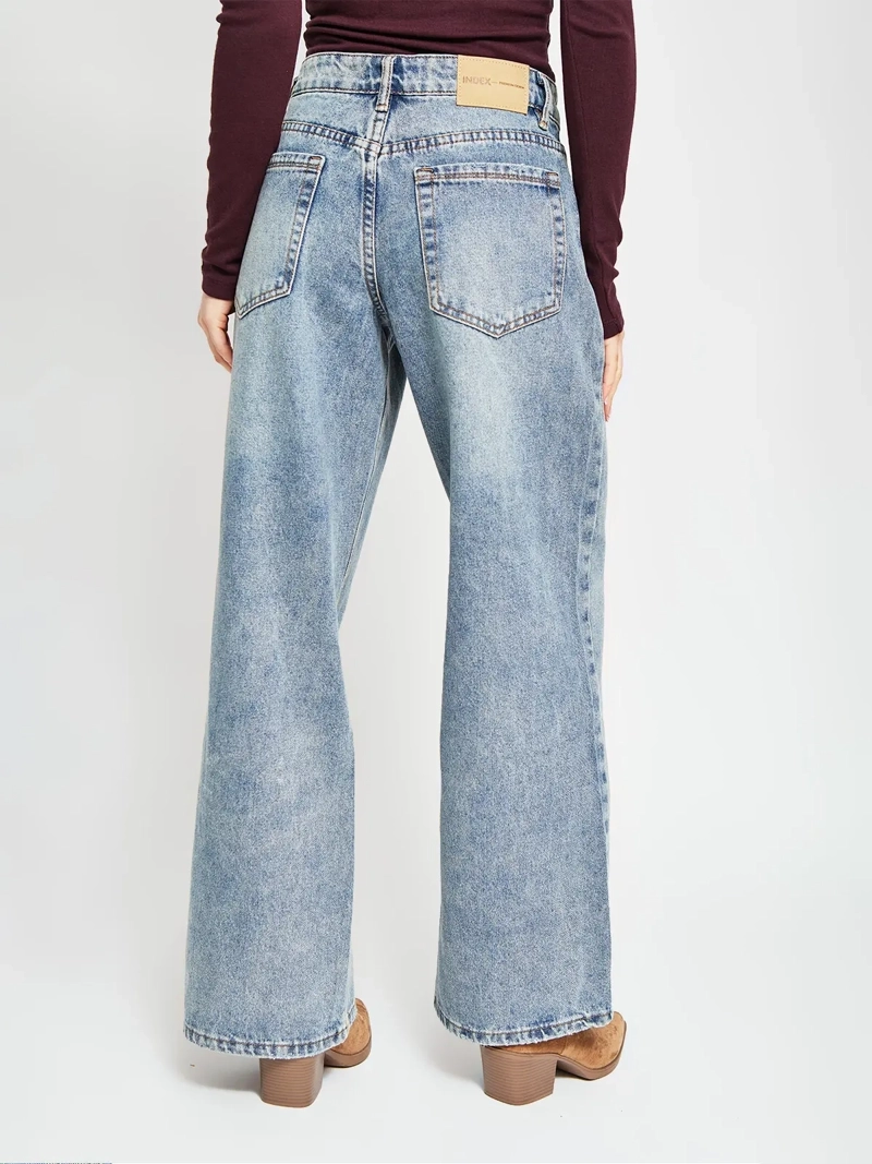 JEANS MUJER INDEX ALGODÓN BAGGY - 3