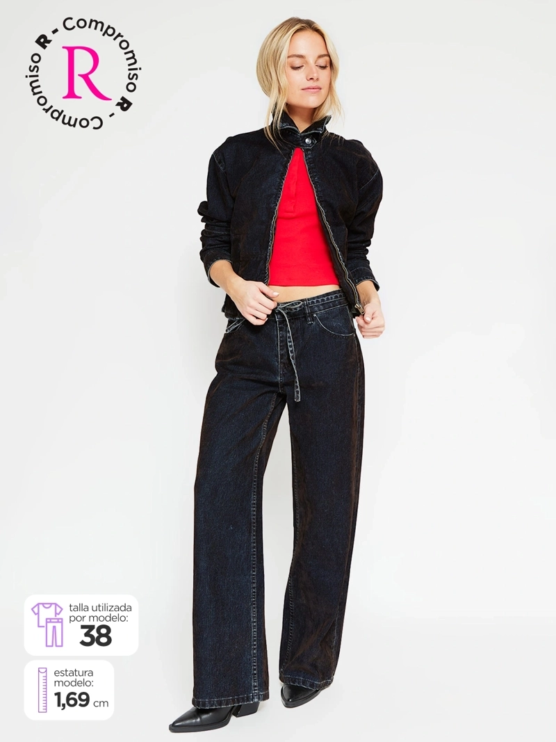 JEANS MUJER INDEX ALGODÓN PLUSH - 1