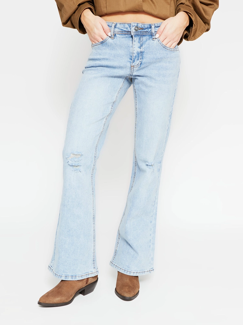 JEANS MUJER INDEX ALGODÓN FLARE - 2