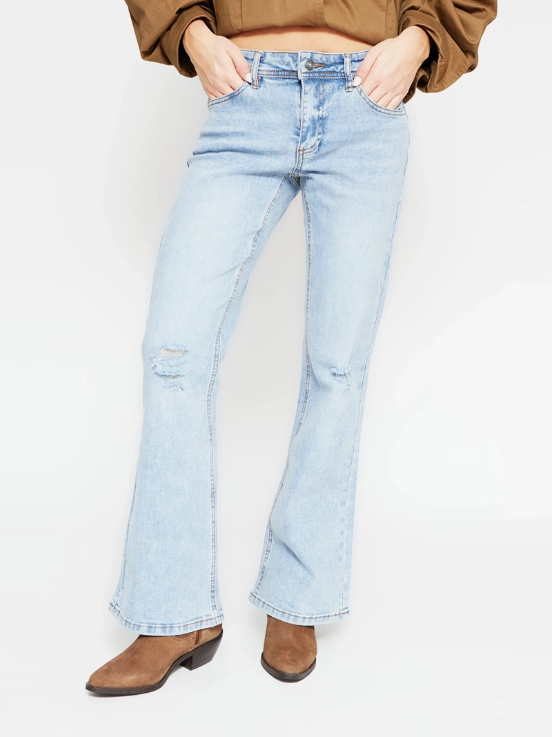 JEANS MUJER INDEX ALGODÓN FLARE - 2