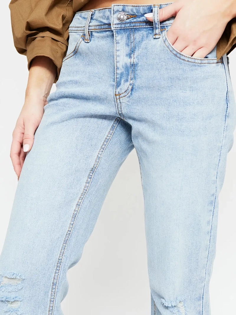JEANS MUJER INDEX ALGODÓN FLARE - 4