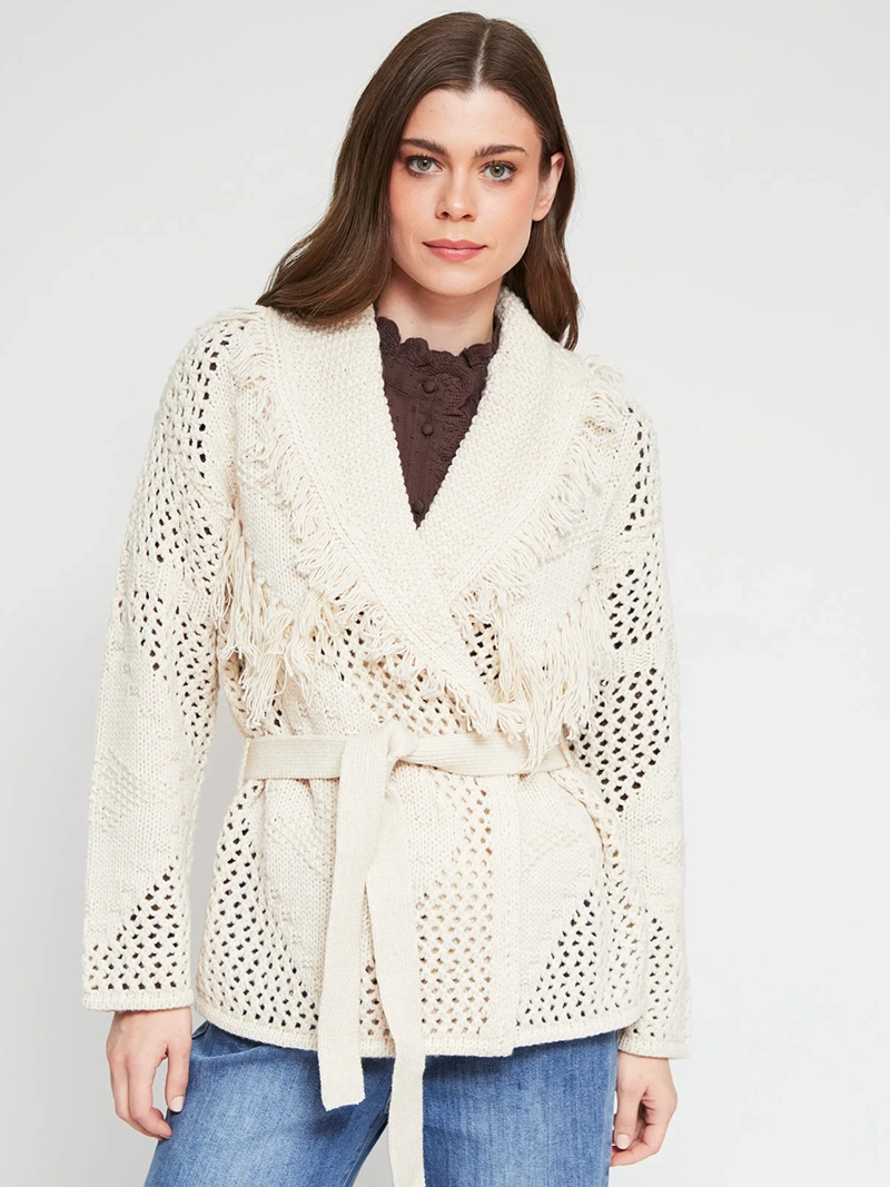 CARDIGAN MUJER TATIENNE FLECOS - 2