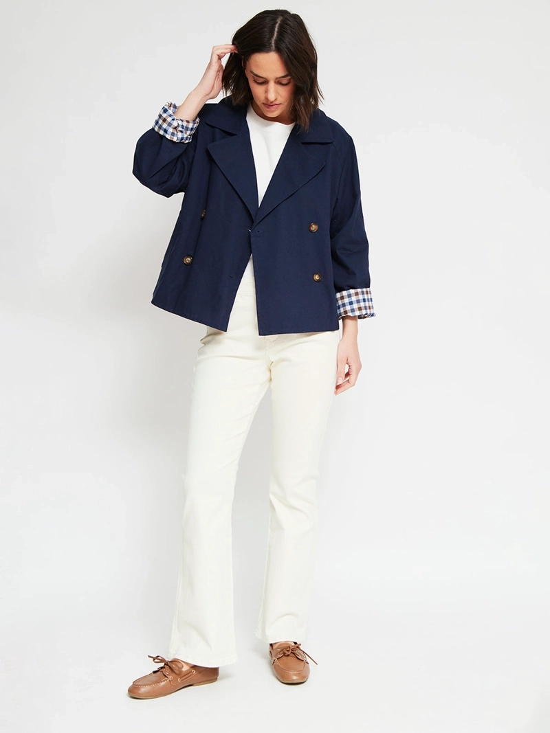 CHAQUETA MUJER REGATTA ALGODÓN TRENCH CORTO - 5