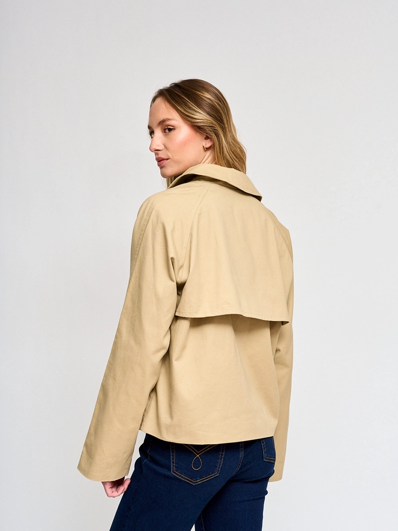 CHAQUETA MUJER REGATTA ALGODÓN TRENCH CORTO - 3
