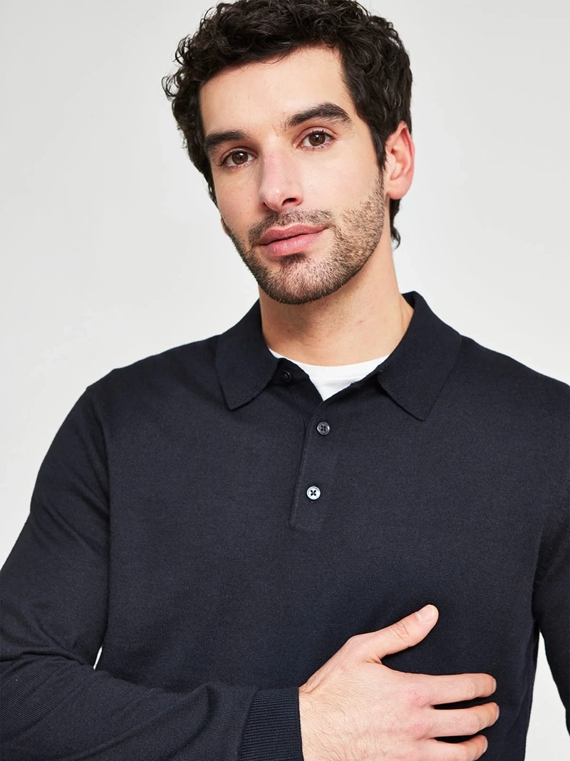 SWEATER HOMBRE MARQUIS ALGODÓN CUELLO POLO - 3
