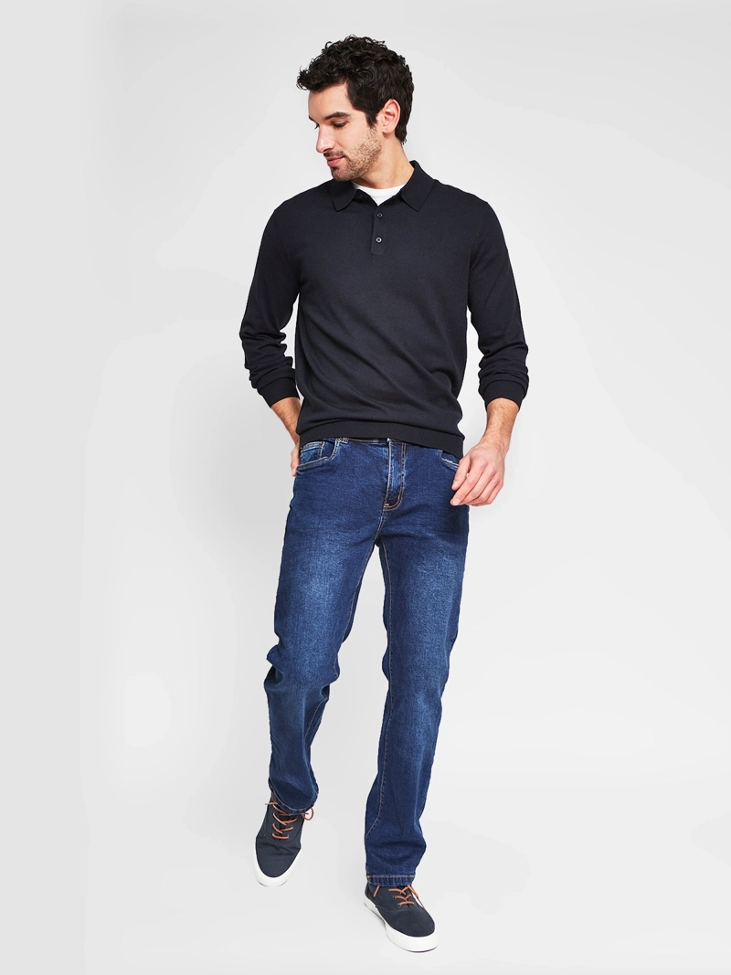 SWEATER HOMBRE MARQUIS ALGODÓN CUELLO POLO - 4