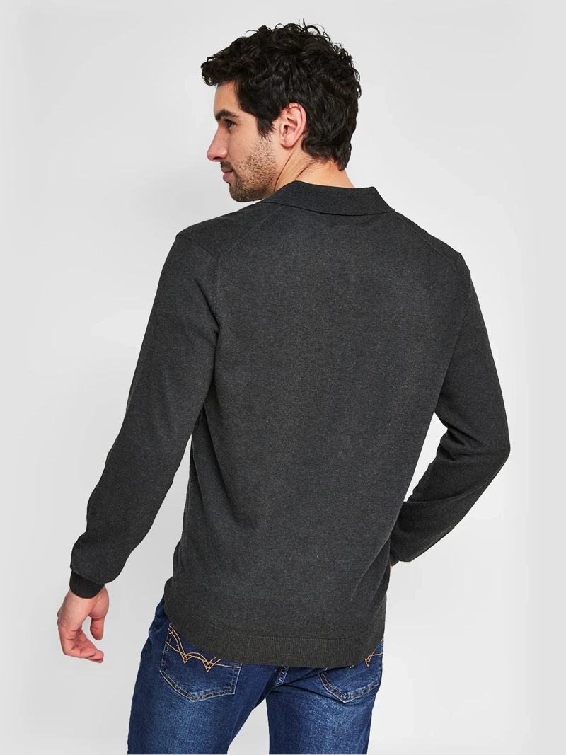 SWEATER HOMBRE MARQUIS ALGODÓN CUELLO POLO - 2