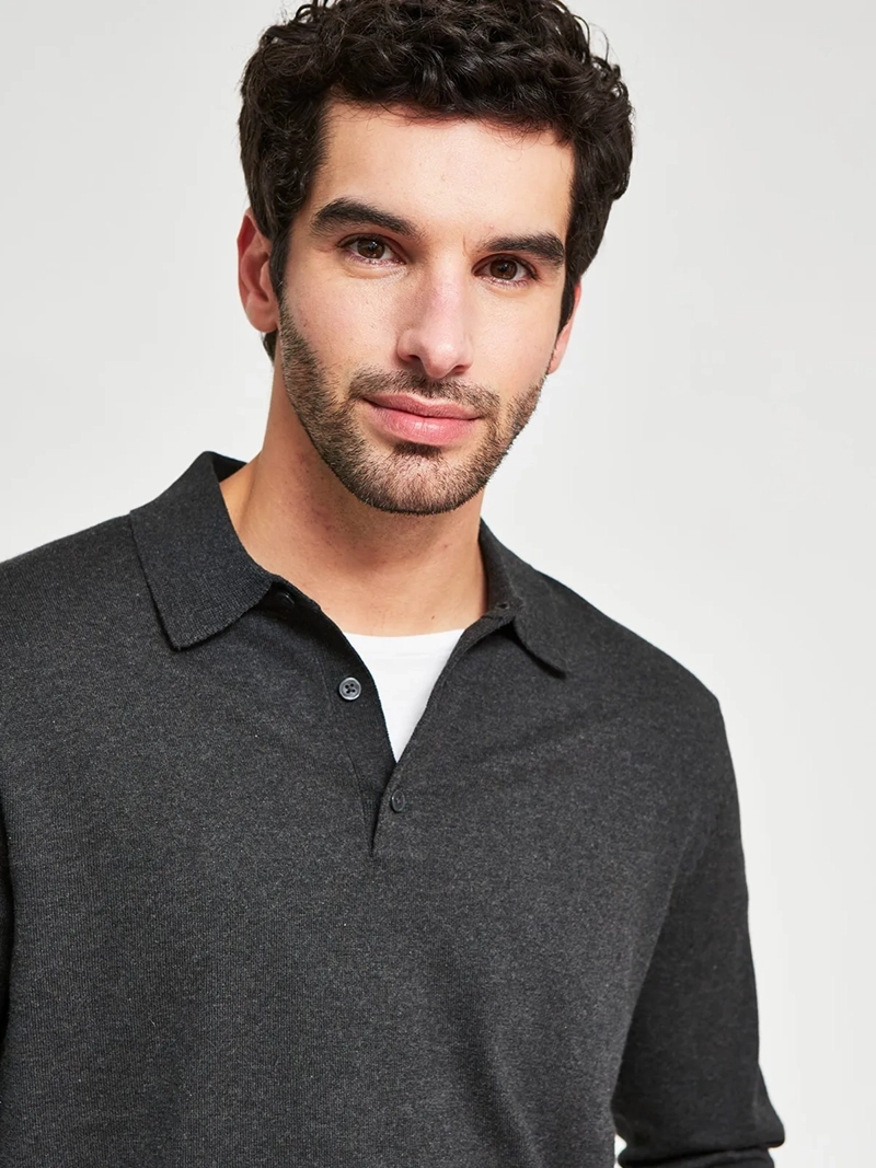 SWEATER HOMBRE MARQUIS ALGODÓN CUELLO POLO - 3