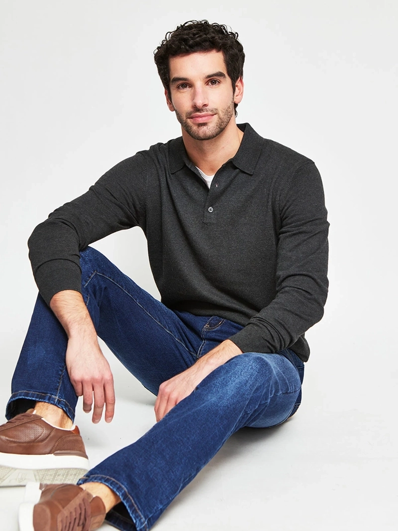 SWEATER HOMBRE MARQUIS ALGODÓN CUELLO POLO - 4