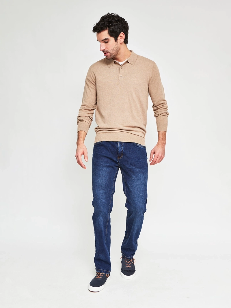 SWEATER HOMBRE MARQUIS ALGODÓN CUELLO POLO - 4