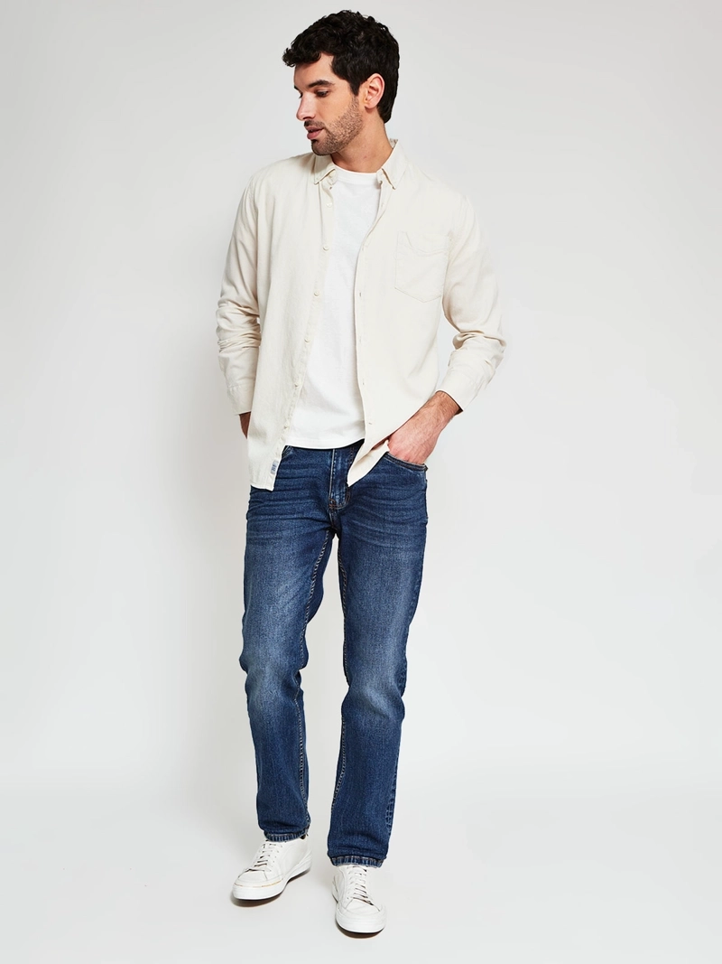 CAMISA HOMBRE REGATTA ALGODÓN MANGA LARGA - 4