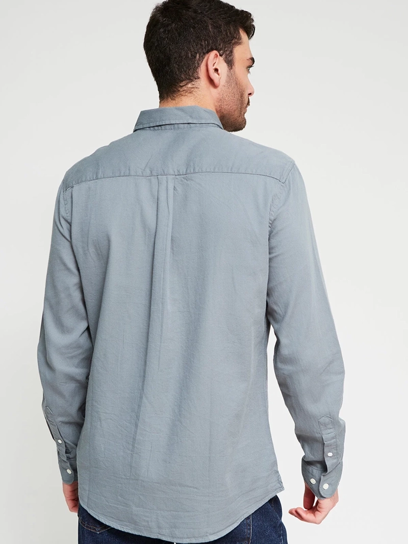 CAMISA HOMBRE REGATTA ALGODÓN MANGA LARGA - 2