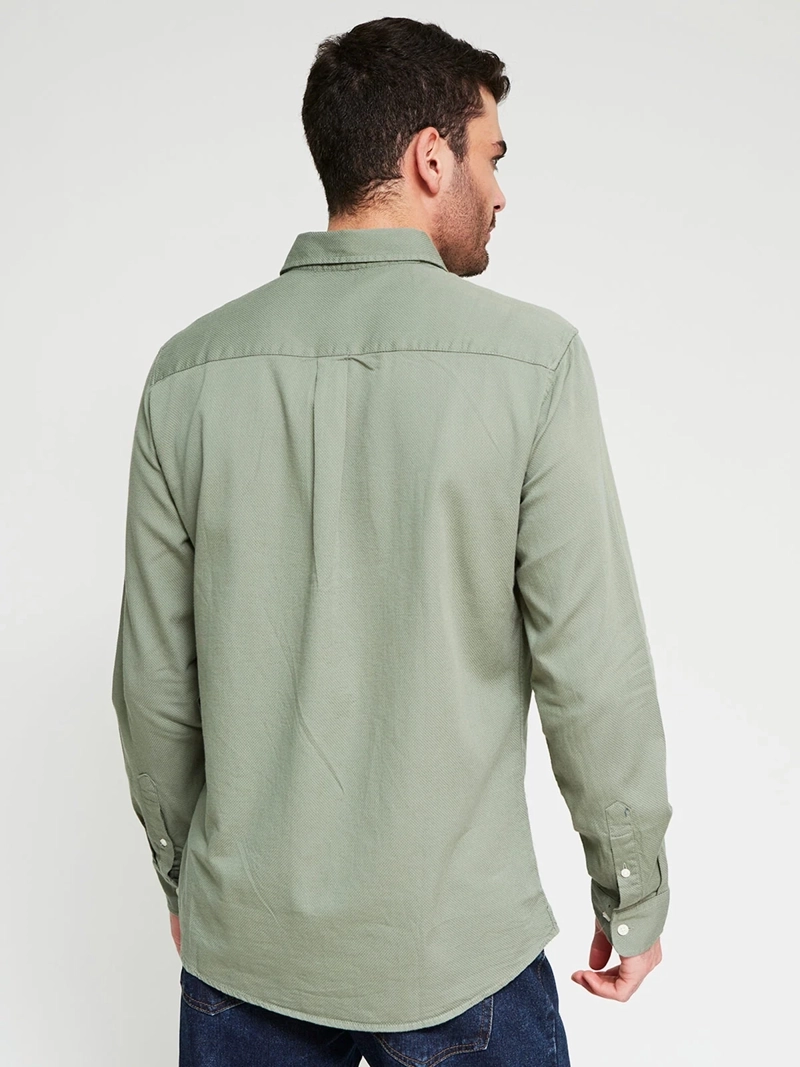 CAMISA HOMBRE REGATTA ALGODÓN MANGA LARGA - 2