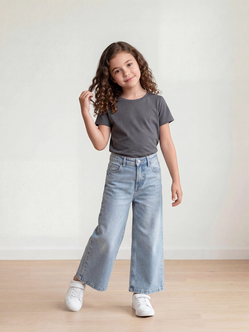 JEANS WIDE FIT NIÑA HARVEST  - 1