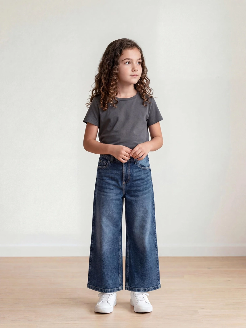 JEANS WIDE FIT NIÑA HARVEST  - 1