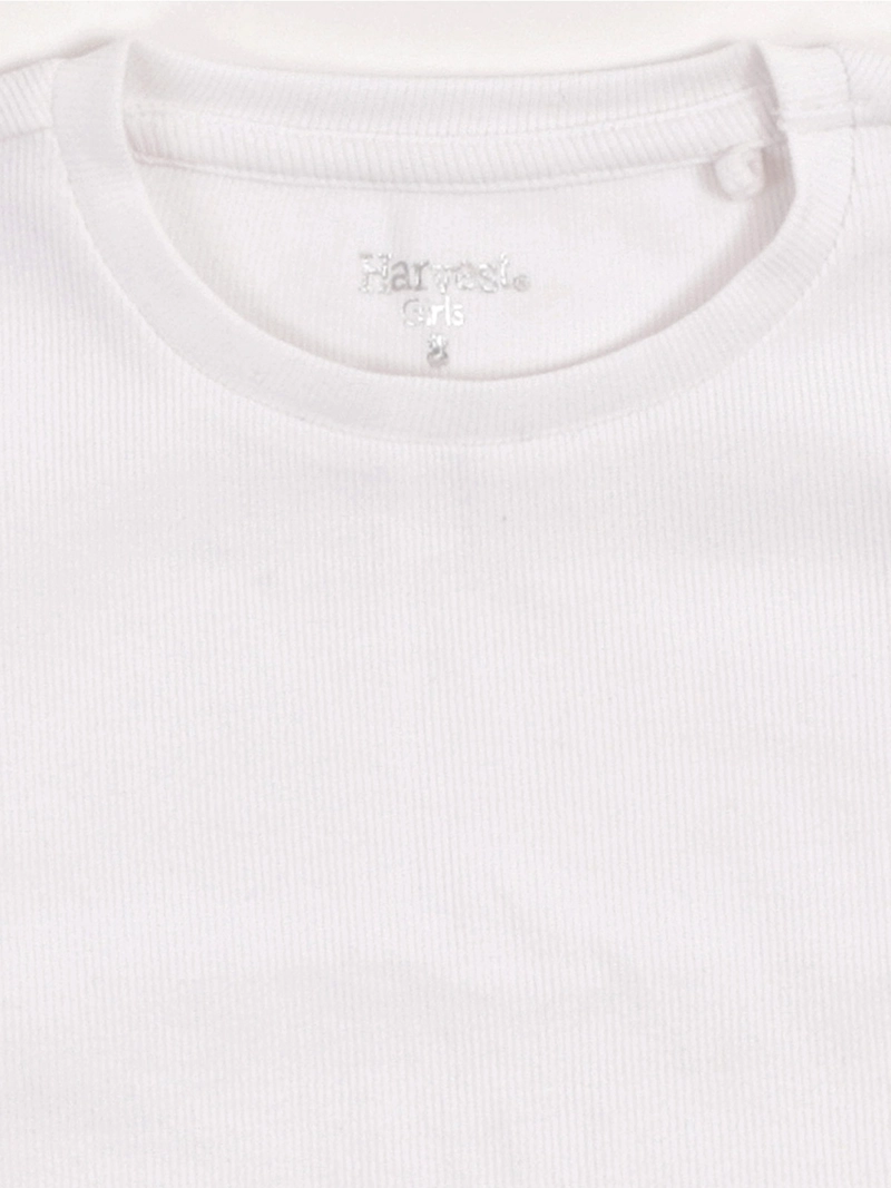 POLERA NIÑA HARVEST ALGODÓN SIN MANGAS VUELOS - 5