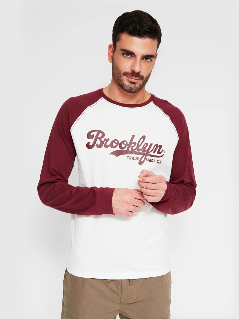 POLERA HOMBRE ROBERT LEWIS ALGODÓN MANGA LARGA - 1