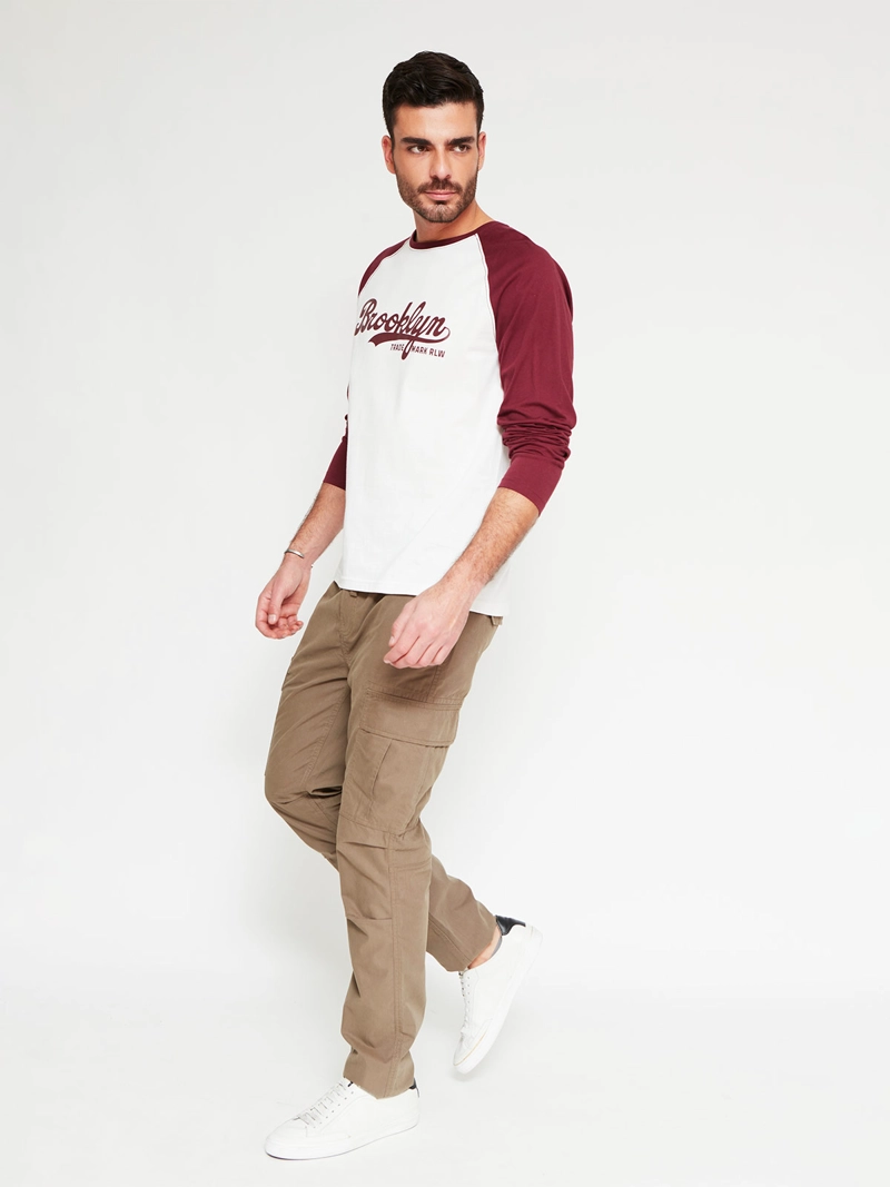 POLERA HOMBRE ROBERT LEWIS ALGODÓN MANGA LARGA - 4