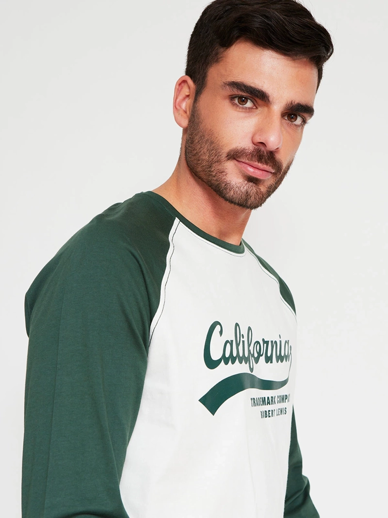 POLERA HOMBRE ROBERT LEWIS ALGODÓN MANGA LARGA - 3