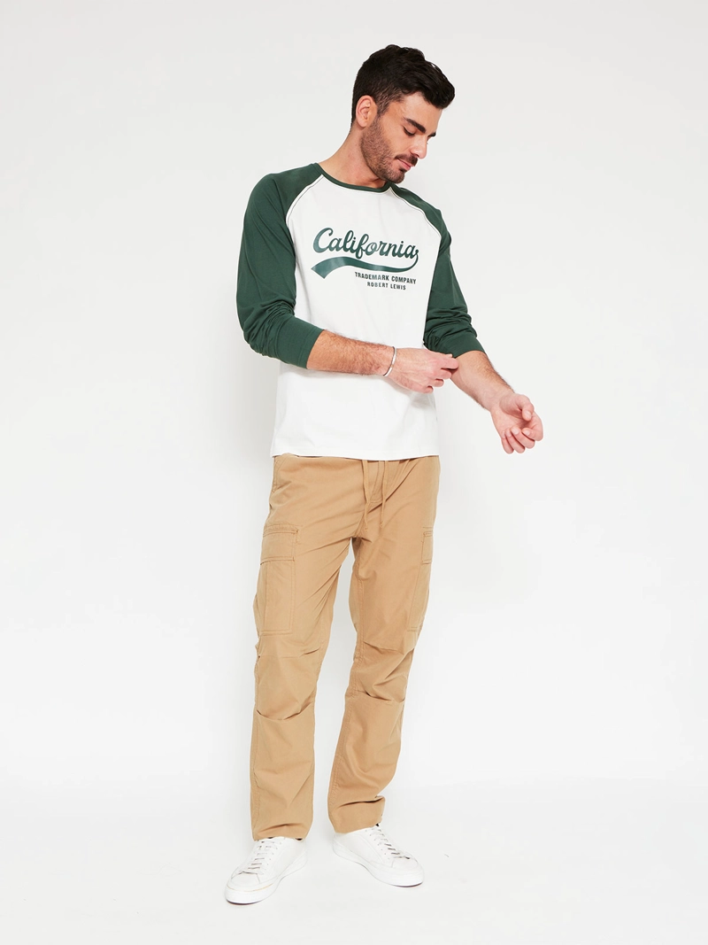POLERA HOMBRE ROBERT LEWIS ALGODÓN MANGA LARGA - 4