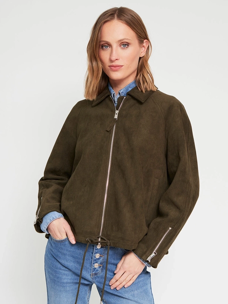 CHAQUETA MUJER MARQUIS BOMBER EFECTO PIEL - 2