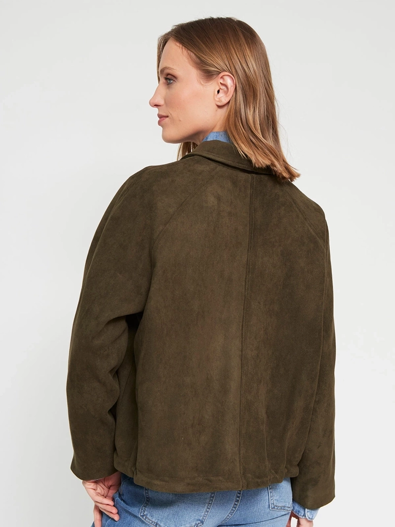 CHAQUETA MUJER MARQUIS BOMBER EFECTO PIEL - 3