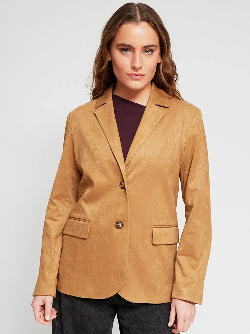 BLAZER MUJER INDEX SUEDE CORTO - 2