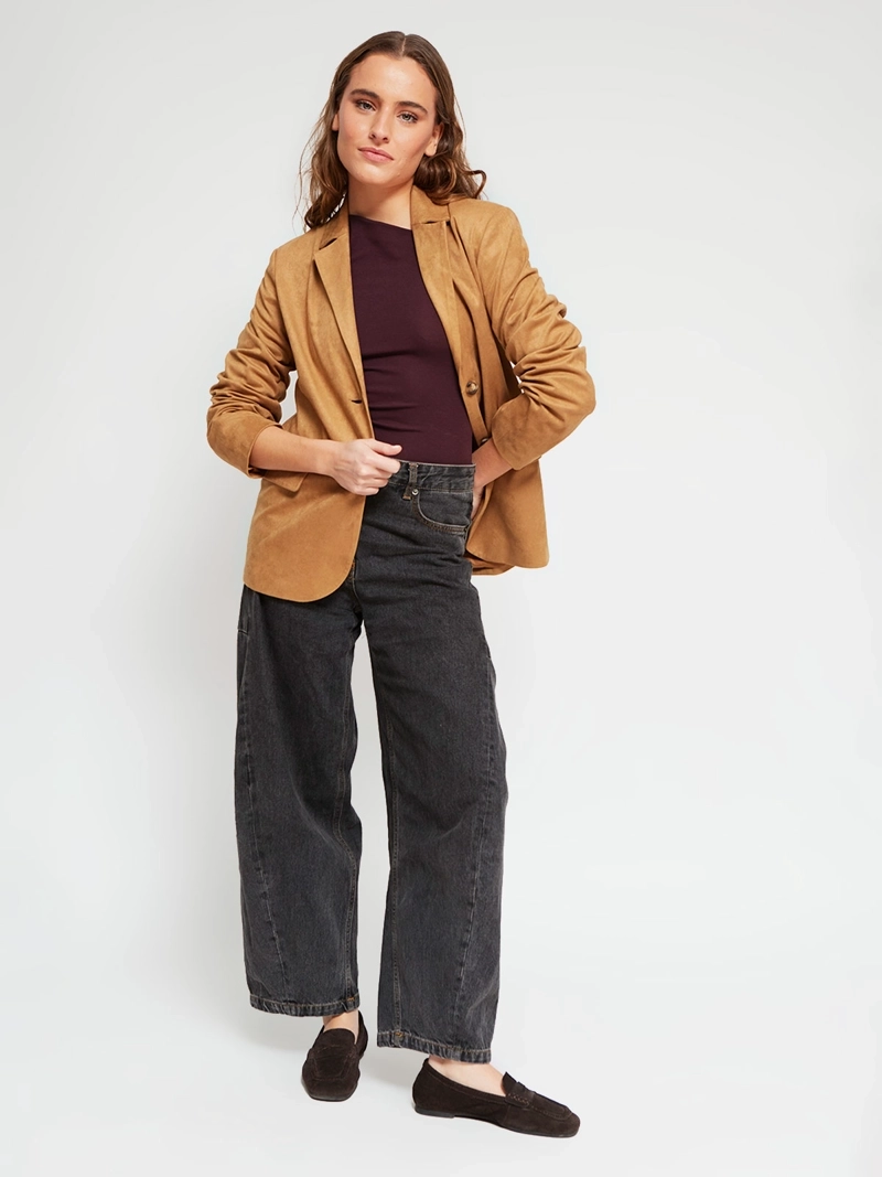 BLAZER MUJER INDEX SUEDE CORTO - 5
