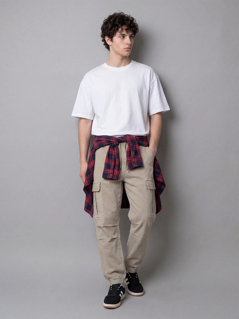 PANTALÓN HOMBRE INDEX ALGODÓN CARGO - 1