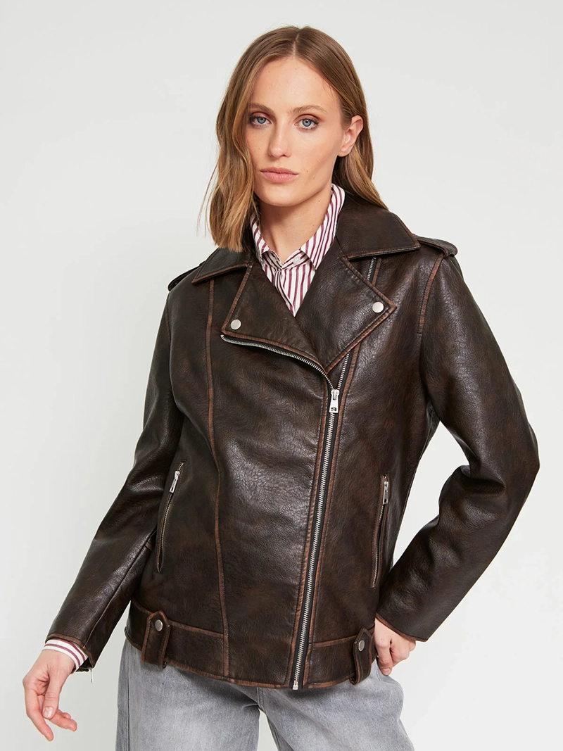 CHAQUETA MUJER MARQUIS EFECTO PIEL - 2