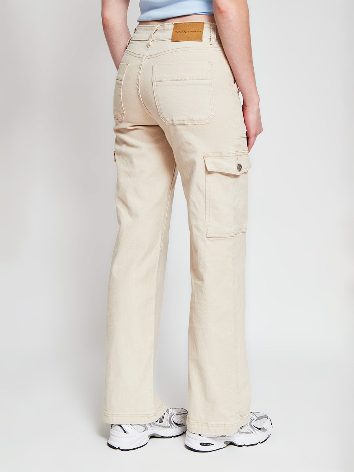 JEANS MUJER INDEX ALGODÓN CARGO - 3