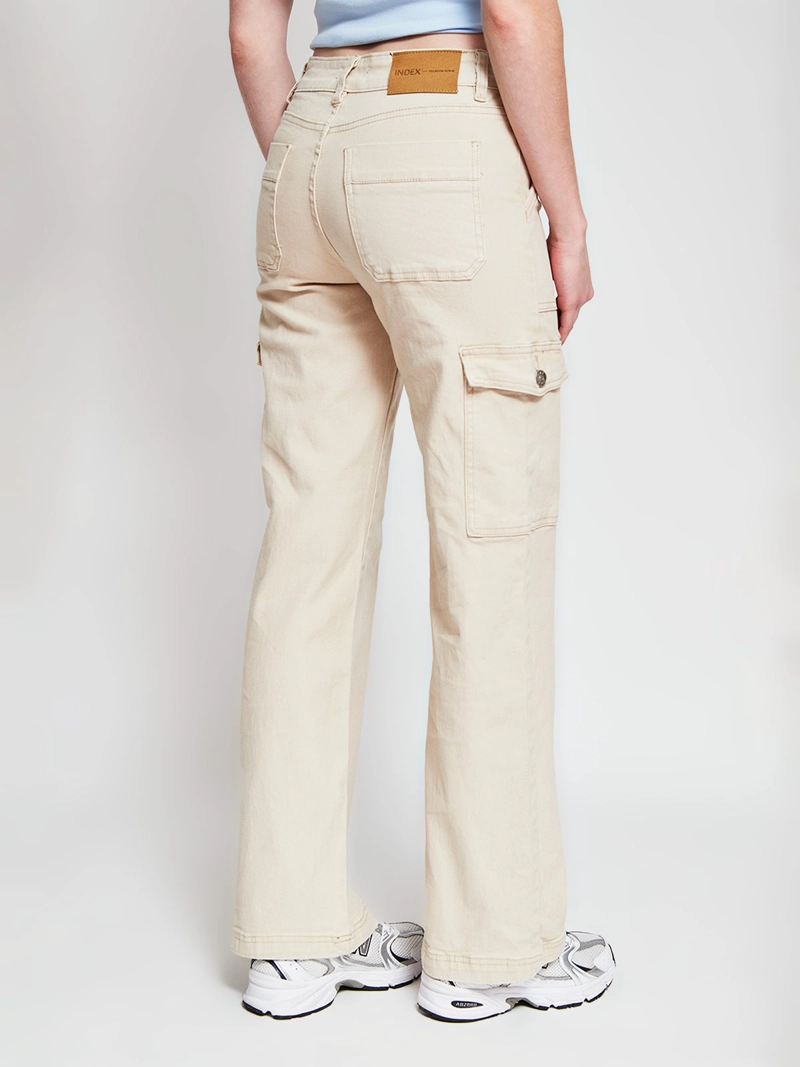 JEANS MUJER INDEX ALGODÓN CARGO - 3