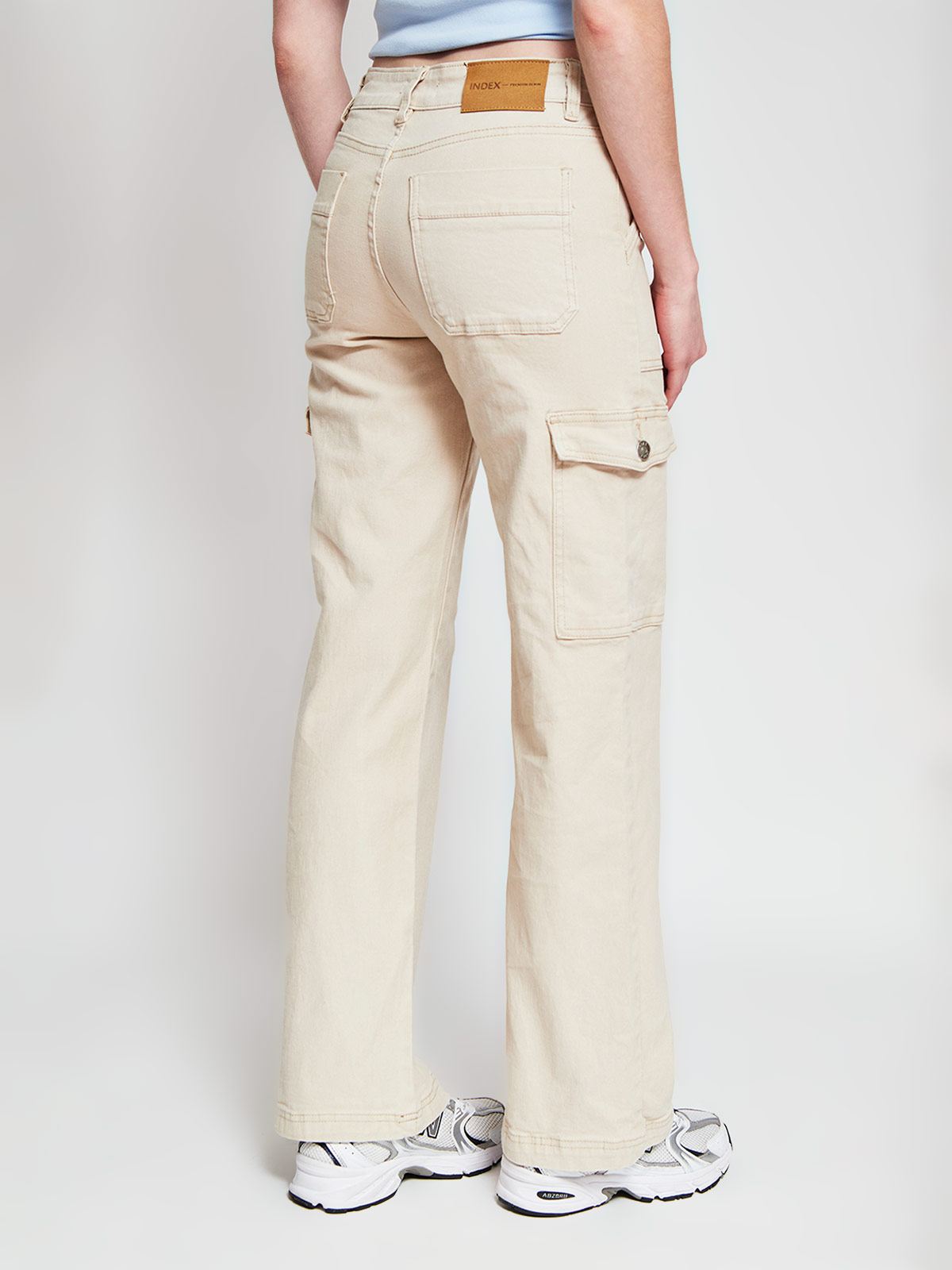 JEANS MUJER INDEX ALGODÓN CARGO - 3