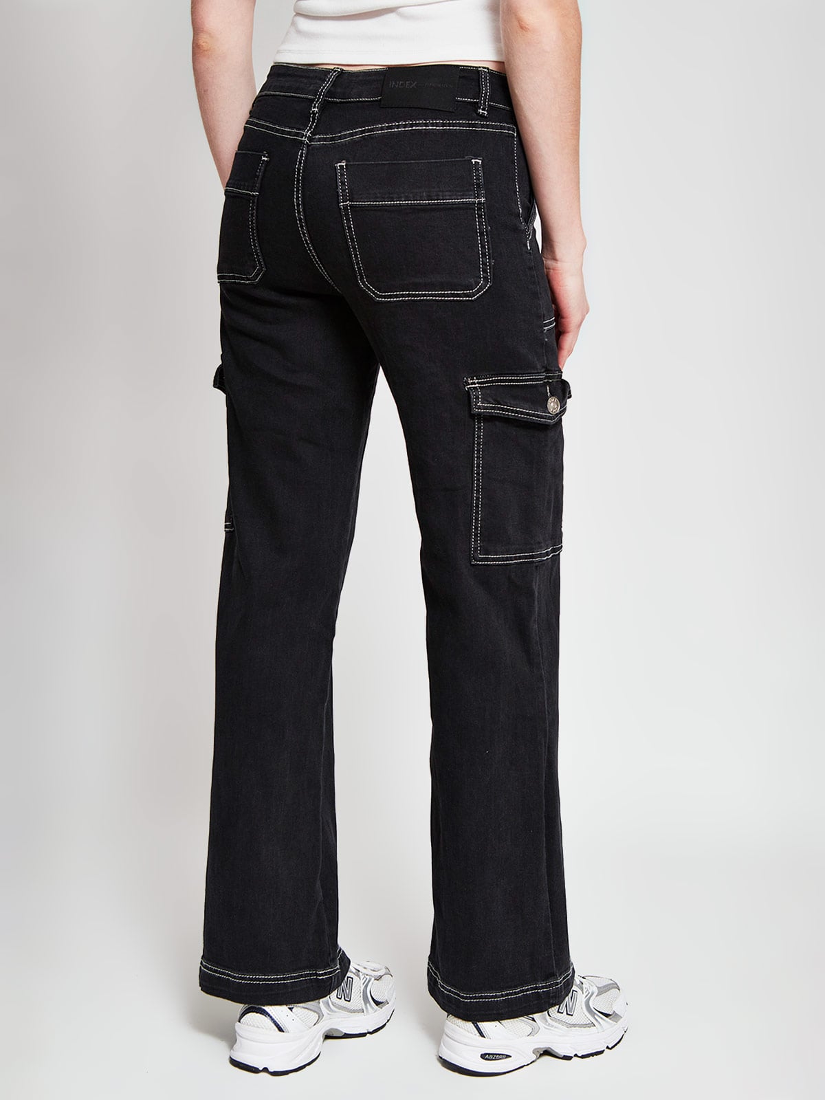 JEANS MUJER INDEX ALGODÓN CARGO - 3
