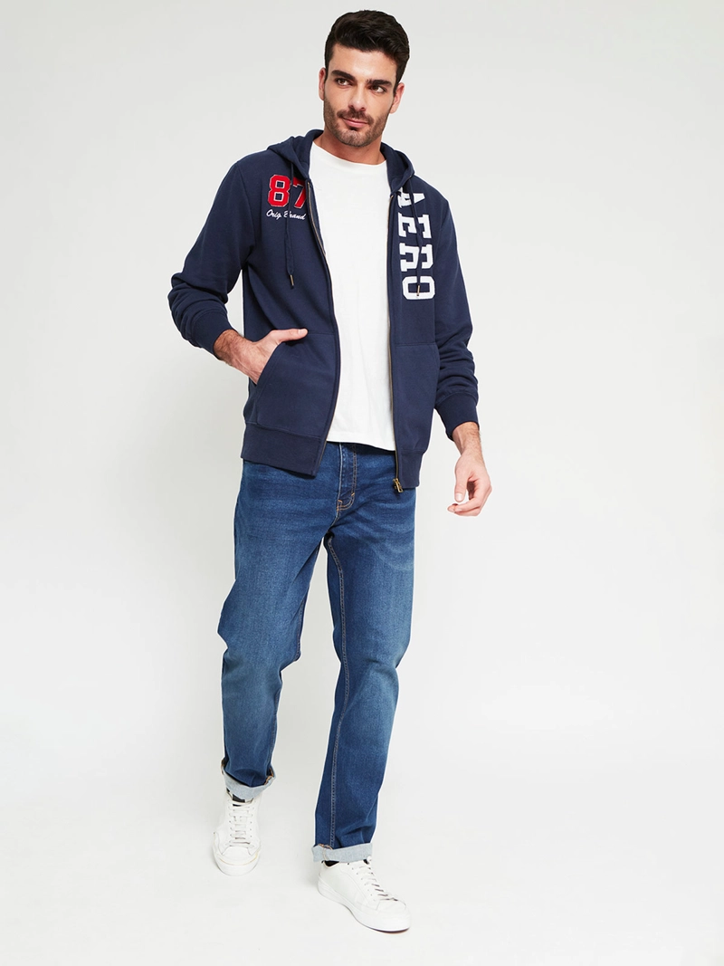 POLERÓN HOMBRE AEROPOSTALE ALGODÓN HOODIE PARCHES - 4