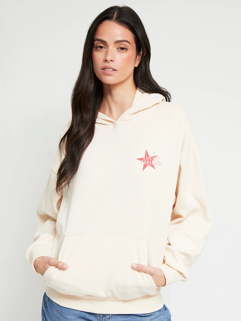 POLERÓN MUJER INDEX ALGODÓN MANGA LARGA HOODIE - 2