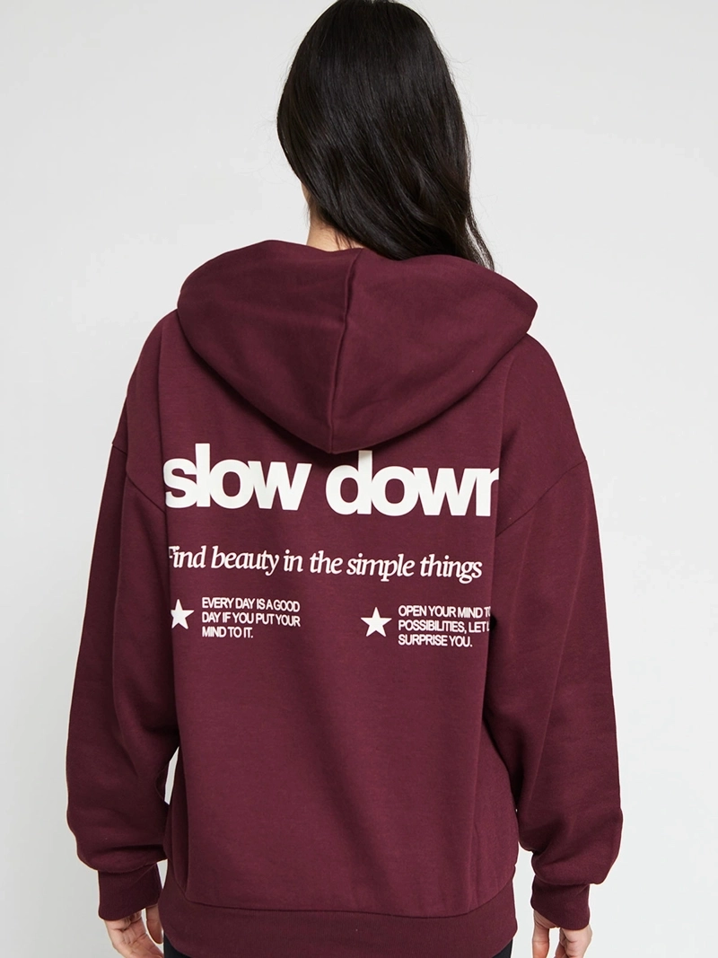 POLERÓN MUJER INDEX ALGODÓN MANGA LARGA HOODIE - 3