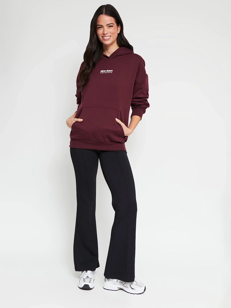 POLERÓN MUJER INDEX ALGODÓN MANGA LARGA HOODIE - 5