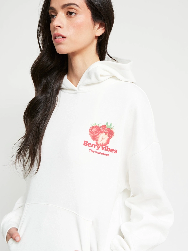 POLERÓN MUJER INDEX ALGODÓN MANGA LARGA HOODIE - 4