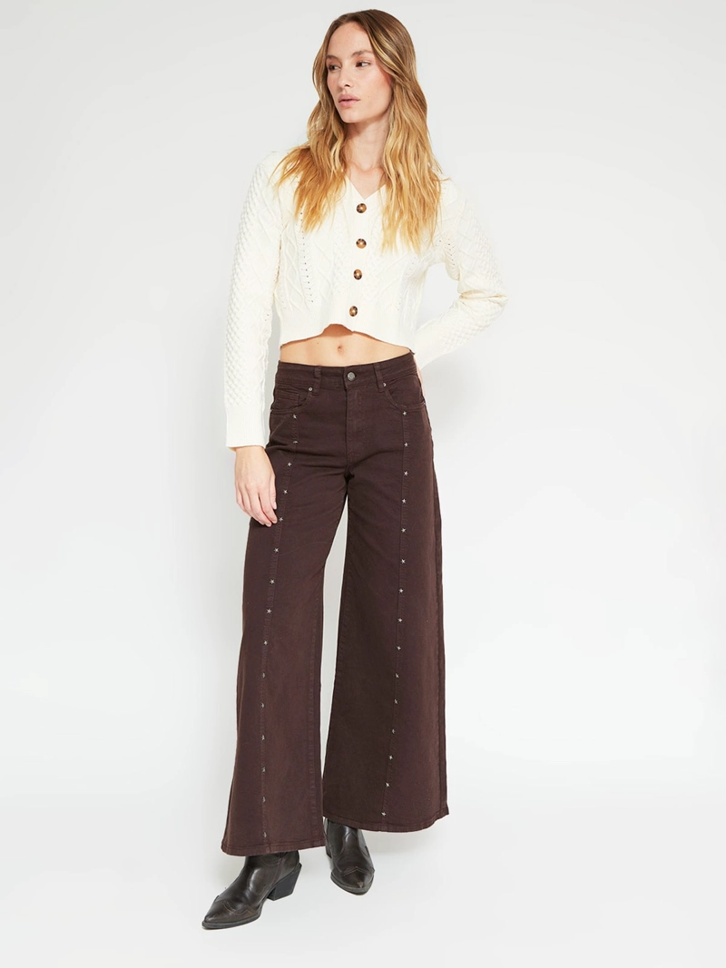 CARDIGAN MUJER INDEX TRENZADO - 4