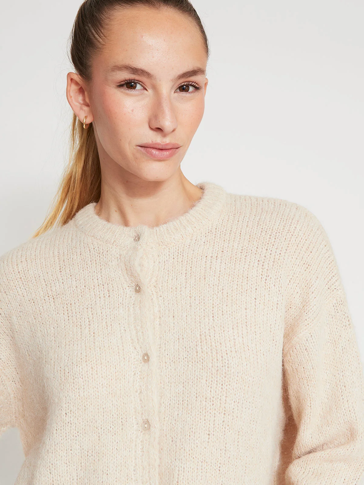 CARDIGAN MUJER INDEX JASPEADO - 3