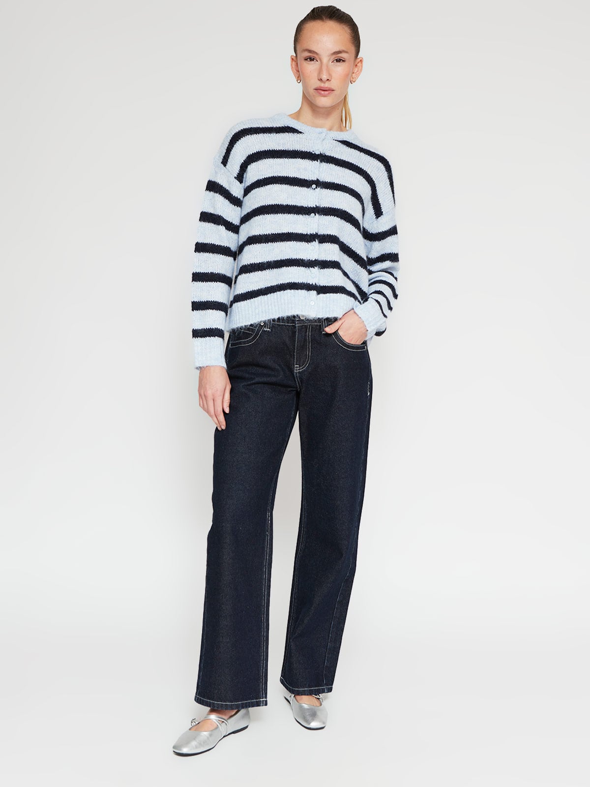 CARDIGAN MUJER INDEX JASPEADO - 4