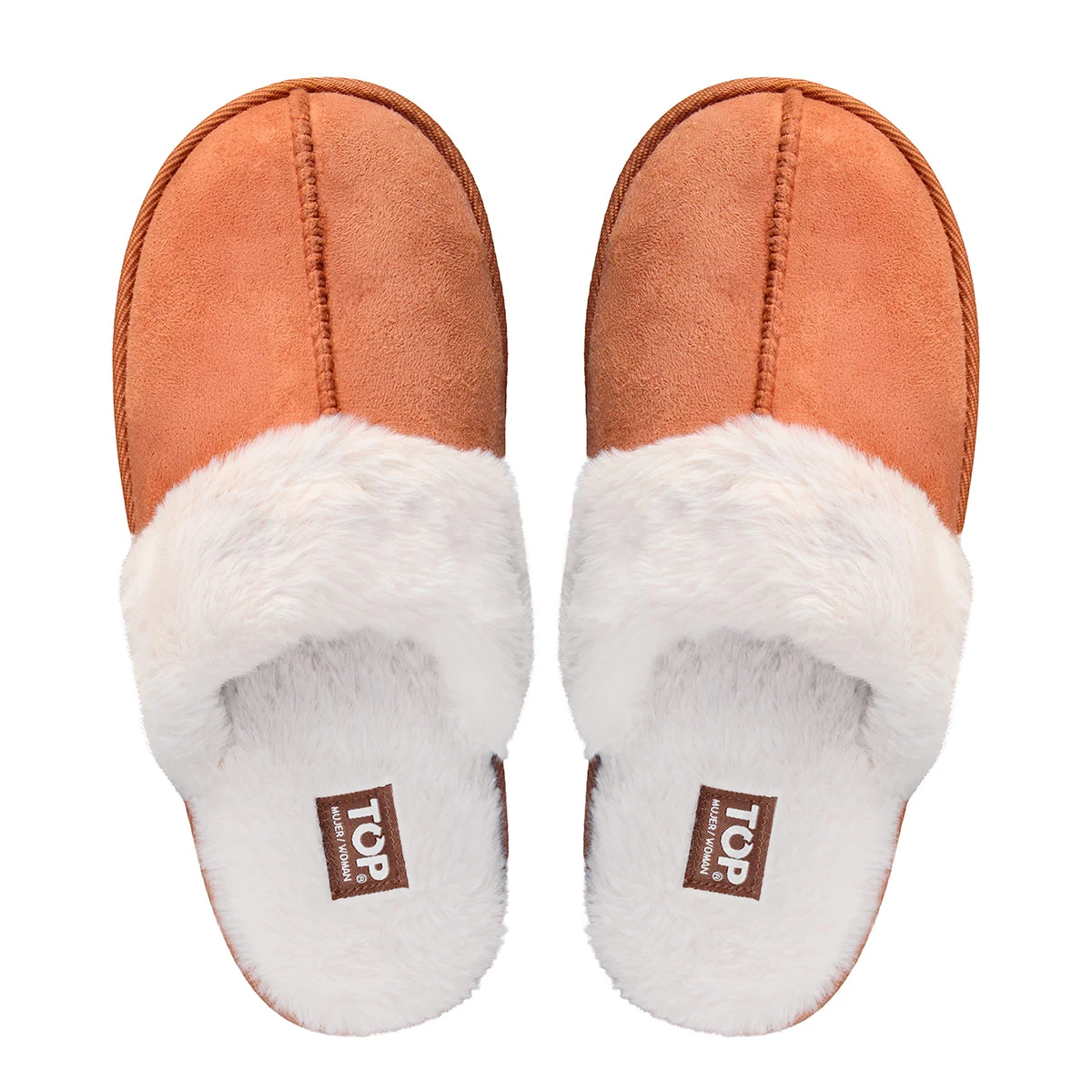 PANTUFLAS MUJER TOP CAMEL