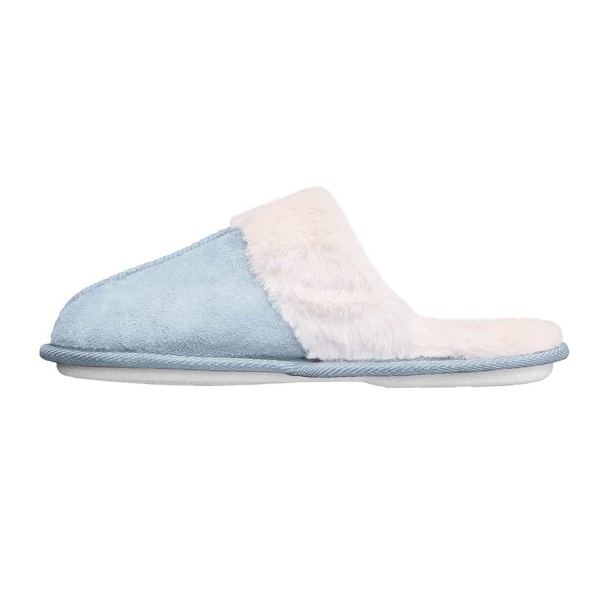 PANTUFLAS MUJER TOP CELESTE - 2