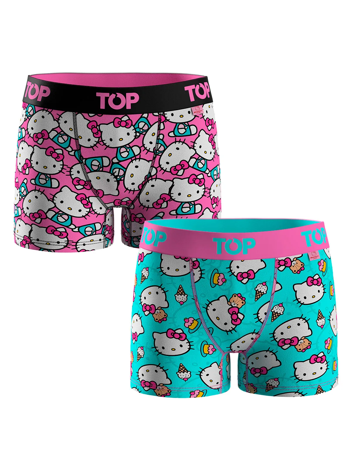 BÓXER NIÑA TOP HELLO KITTY